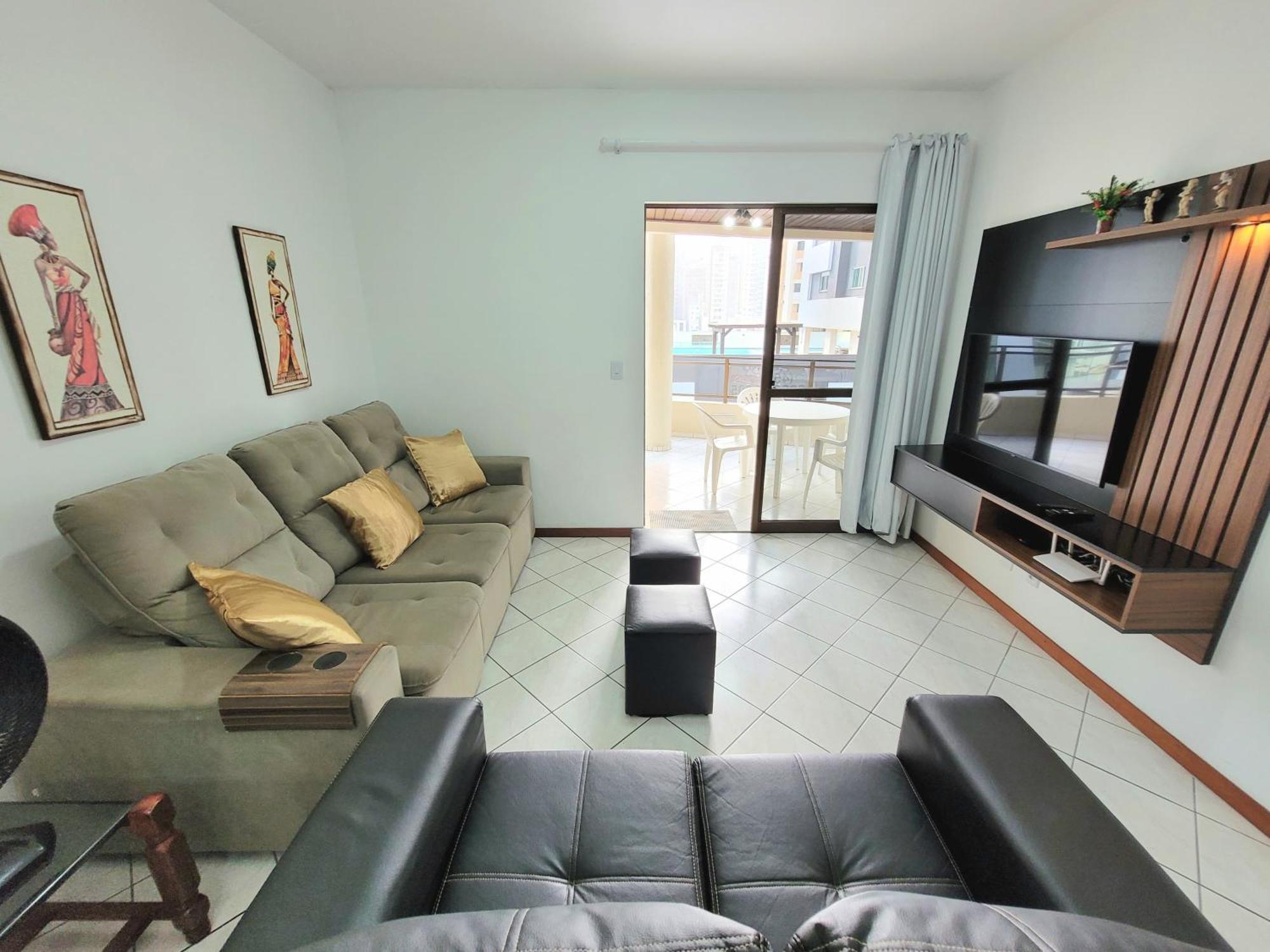 Apartamento 200 Metros Da Praia 03 Quartos Com Ar Condicionado - Meia Praia - Itapema Exteriör bild